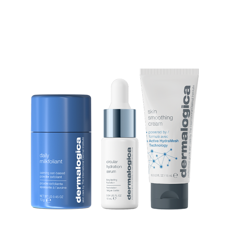 Hydration on-the-go | coffret trio exfoliant & hydratant