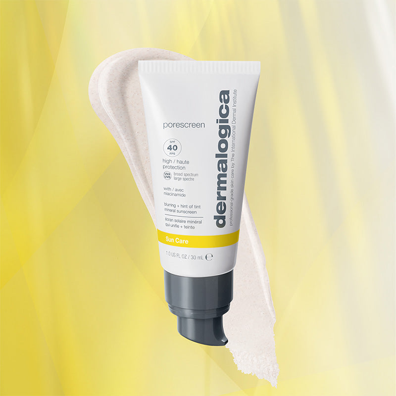 porescreen spf 40 | base de teint SPF40 réductrice de pores