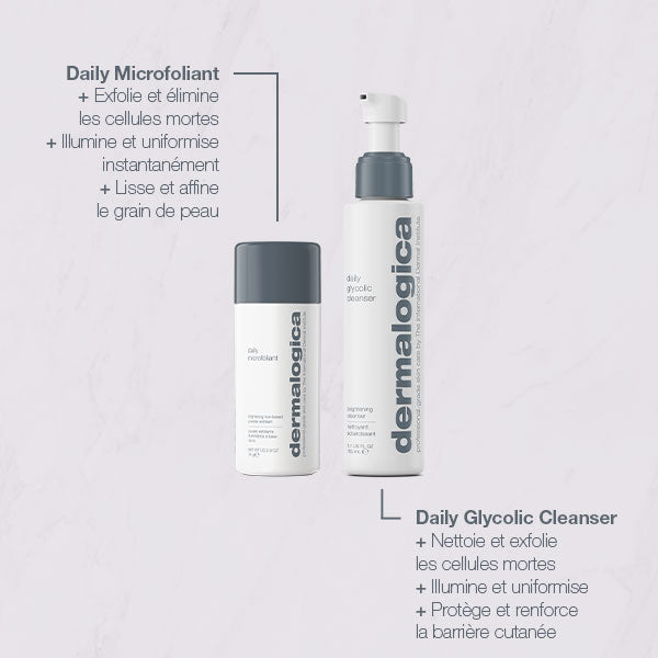 the glowing skin set | coffret duo peau lumineuse