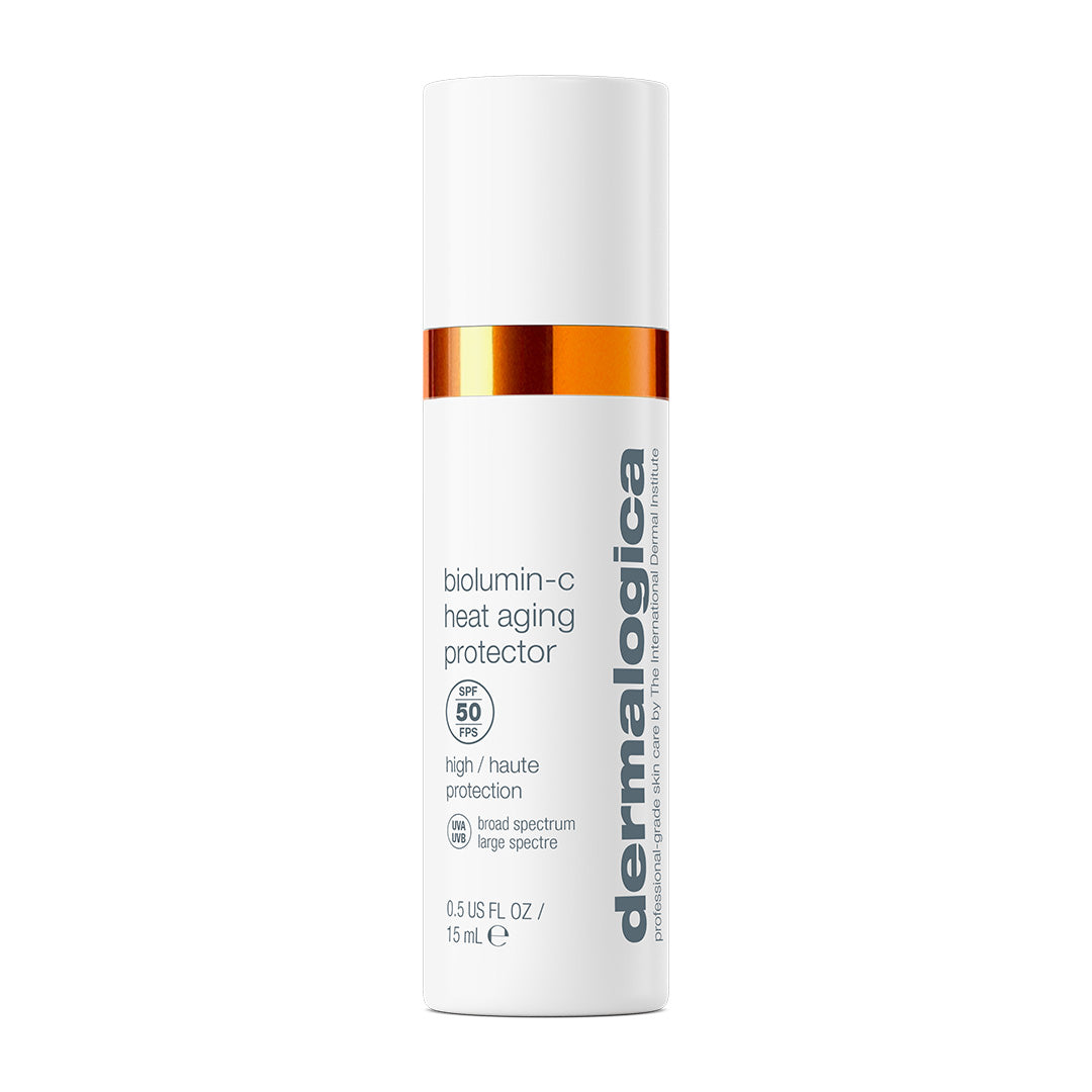 biolumin-c heat aging protector spf 50 | hydratant éclat protecteur à la vitamine c