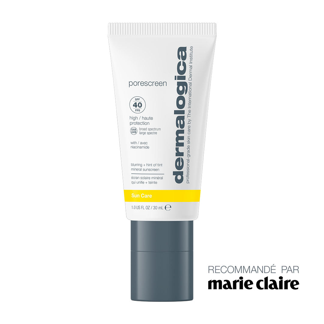 porescreen spf 40 | base de teint SPF40 réductrice de pores