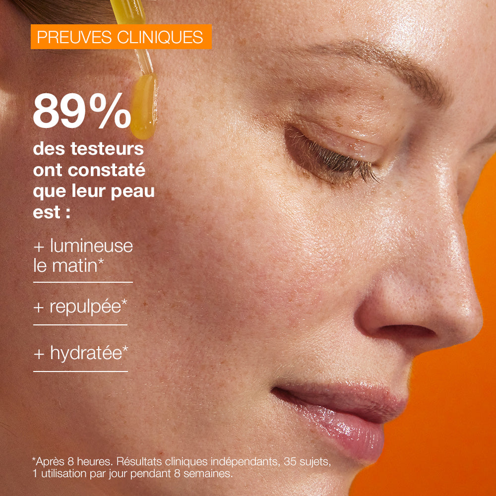 biolumin-c night restore | Sérum de nuit double antioxydant vitamine C + pro-vitamine D