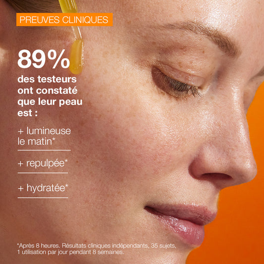 biolumin-c night restore | Sérum de nuit double antioxydant vitamine C + pro-vitamine D