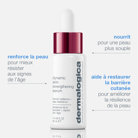 dynamic skin strengthening serum | sérum fortifiant aux peptides