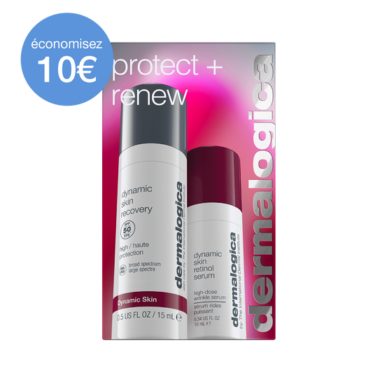 Coffret protect + renew  | duo peau protégée et régénérée