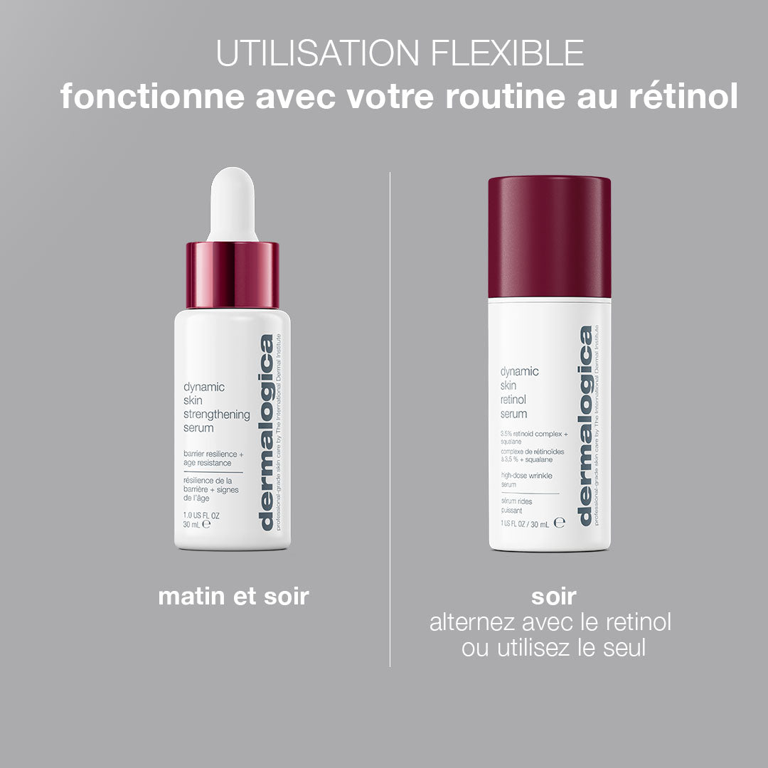 dynamic skin strengthening serum | sérum fortifiant aux peptides