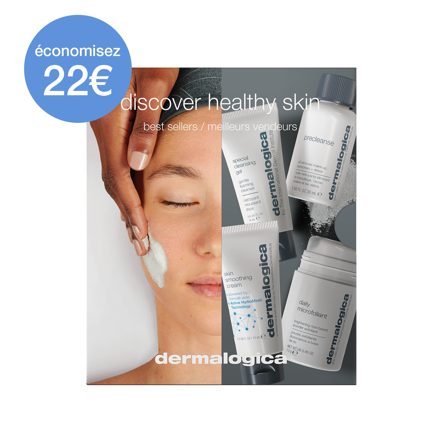 coffret discover healthy skin kit | kit découverte best-sellers peau saine