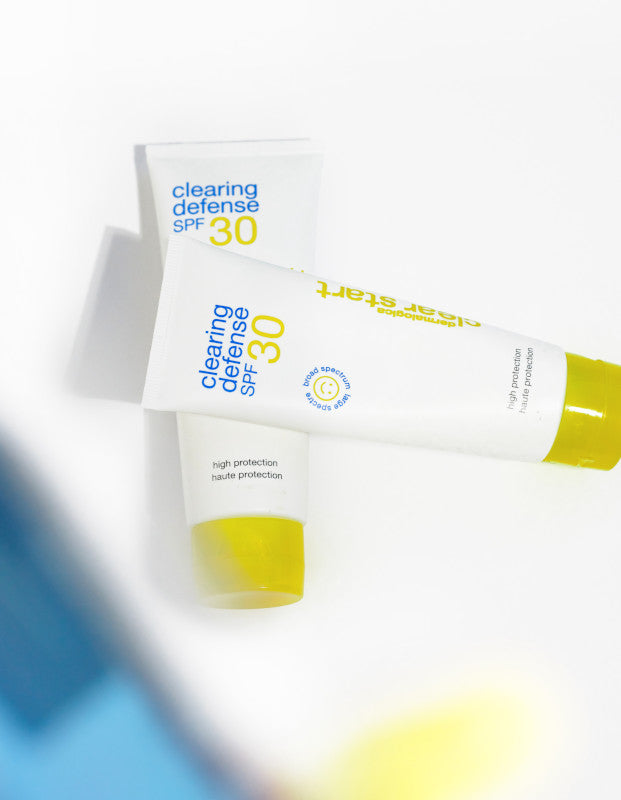 clearing defense spf 30 | hydratant matifiant peaux jeunes SPF30