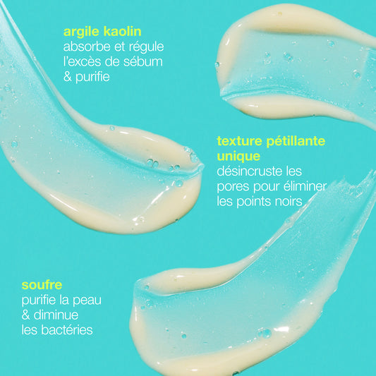 blackhead clearing fizz mask | masque pétillant anti-points noirs