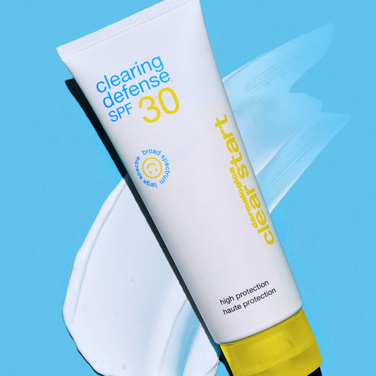 clearing defense spf 30 | hydratant matifiant peaux jeunes SPF30