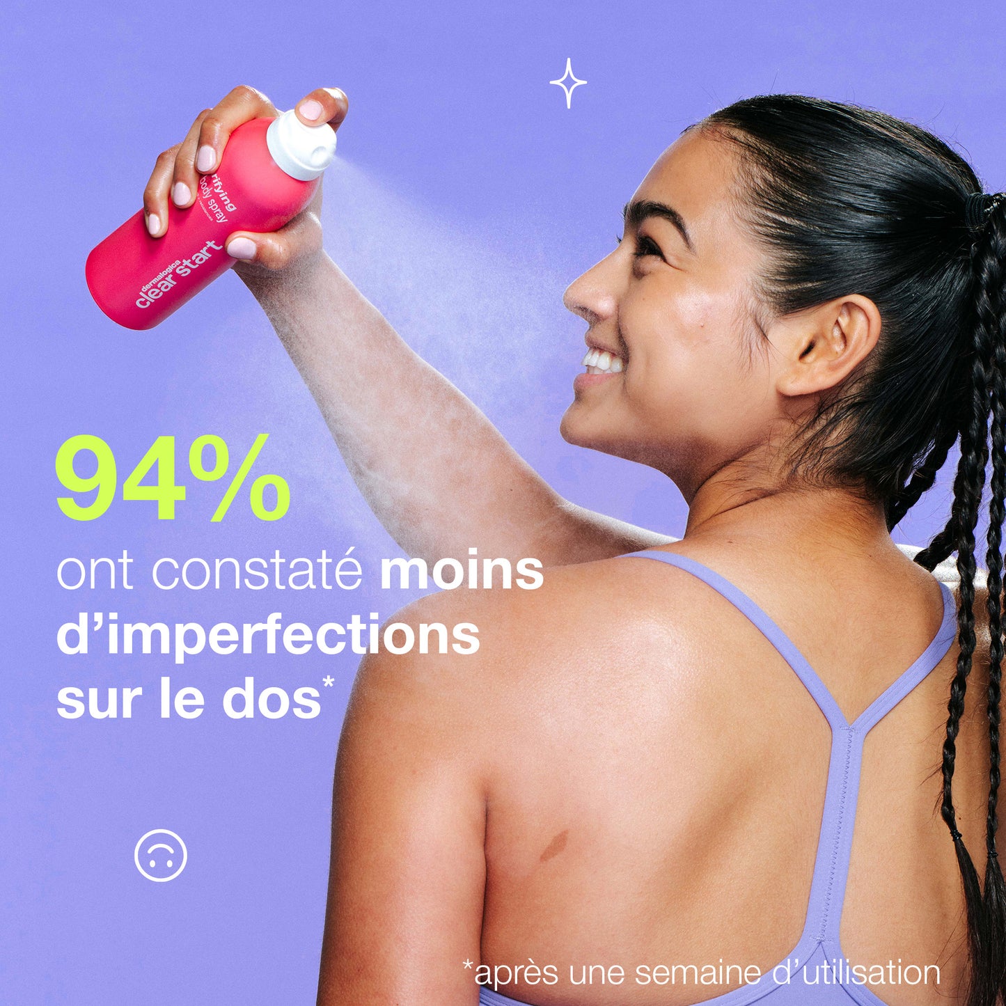 clarifying body spray | brume corporelle anti-imperfections purifiante