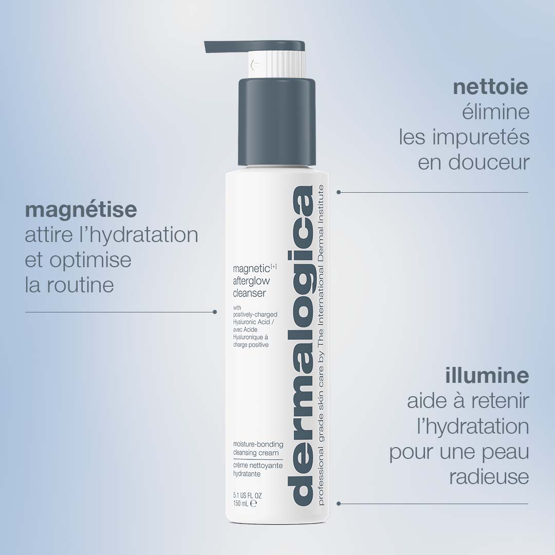 magnetic[+] afterglow cleanser  | nettoyant crème magnétique hydratant