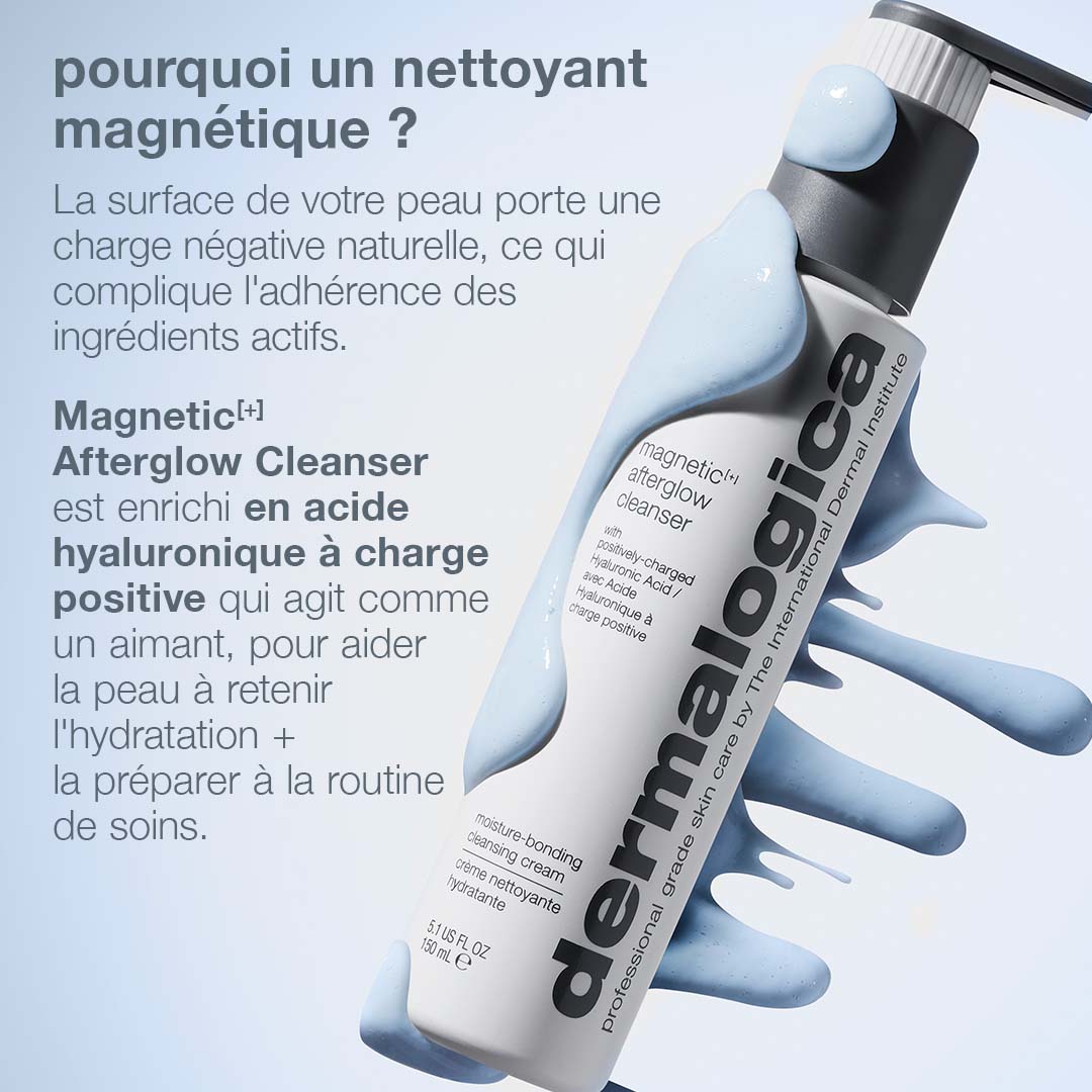 magnetic[+] afterglow cleanser  | nettoyant crème magnétique hydratant