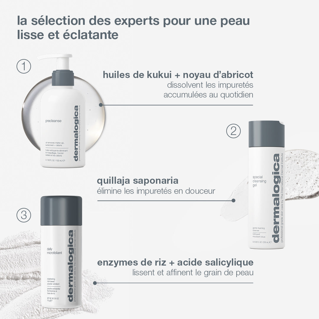 coffret Expert Cleanse + Glow | routine nettoyage expert
