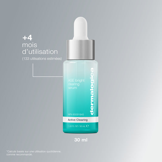 age bright clearing serum | sérum anti-imperfections à l'acide salicylique & niacinamide