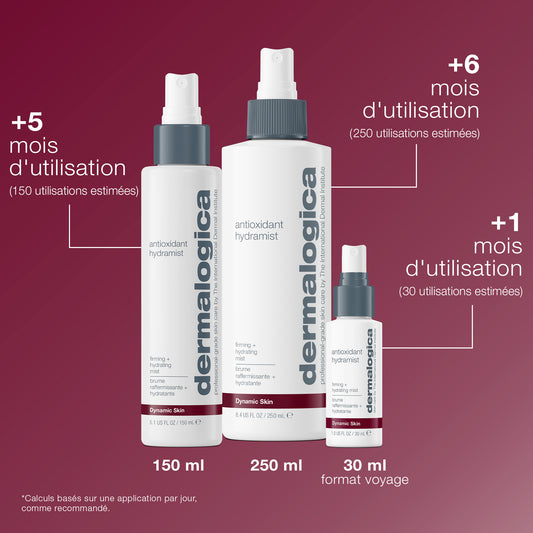 antioxidant hydramist | brume visage antioxydante anti-âge