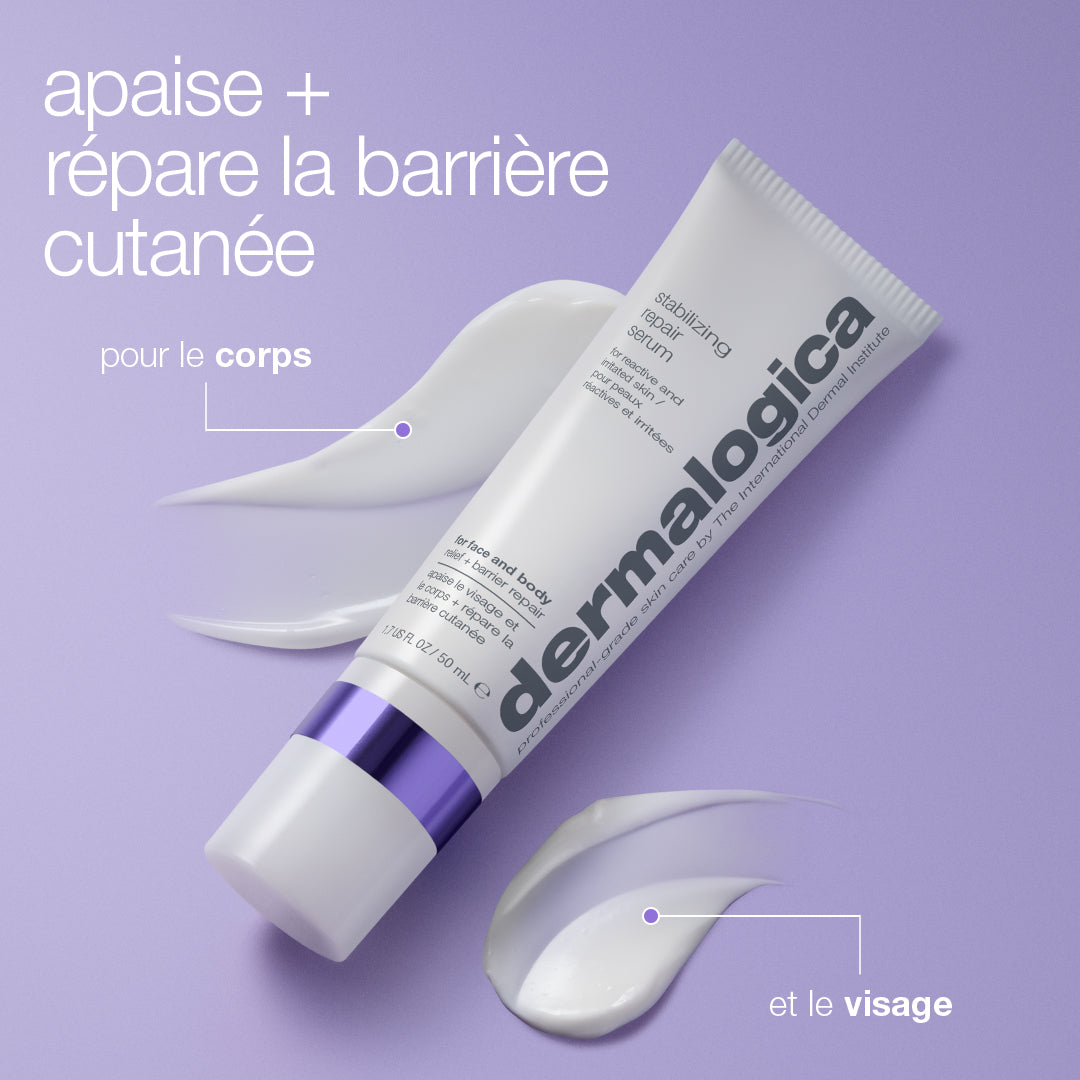 stabilizing repair serum | sérum apaisant visage & corps