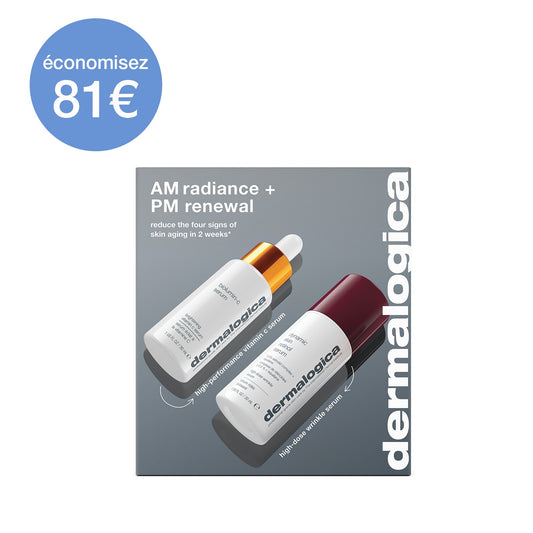 coffret AM radiance + PM renewal | duo éclat + régénération