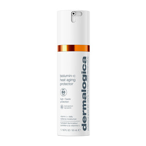 biolumin-c heat aging protector spf 50 | hydratant éclat protecteur à la vitamine c