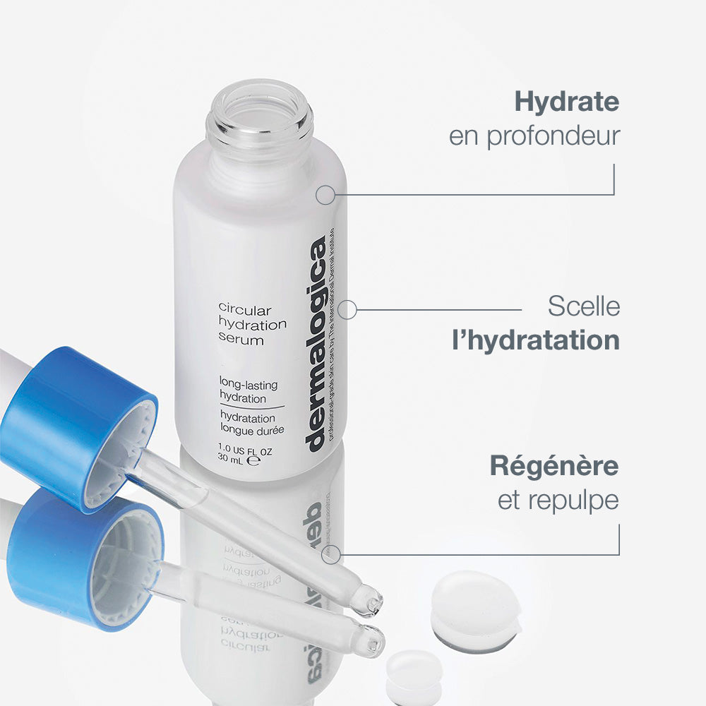 circular hydration serum | sérum hydratant à l'acide hyaluronique