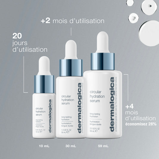 circular hydration serum | sérum hydratant à l'acide hyaluronique