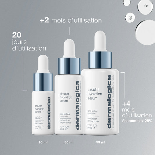 circular hydration serum | sérum hydratant à l'acide hyaluronique
