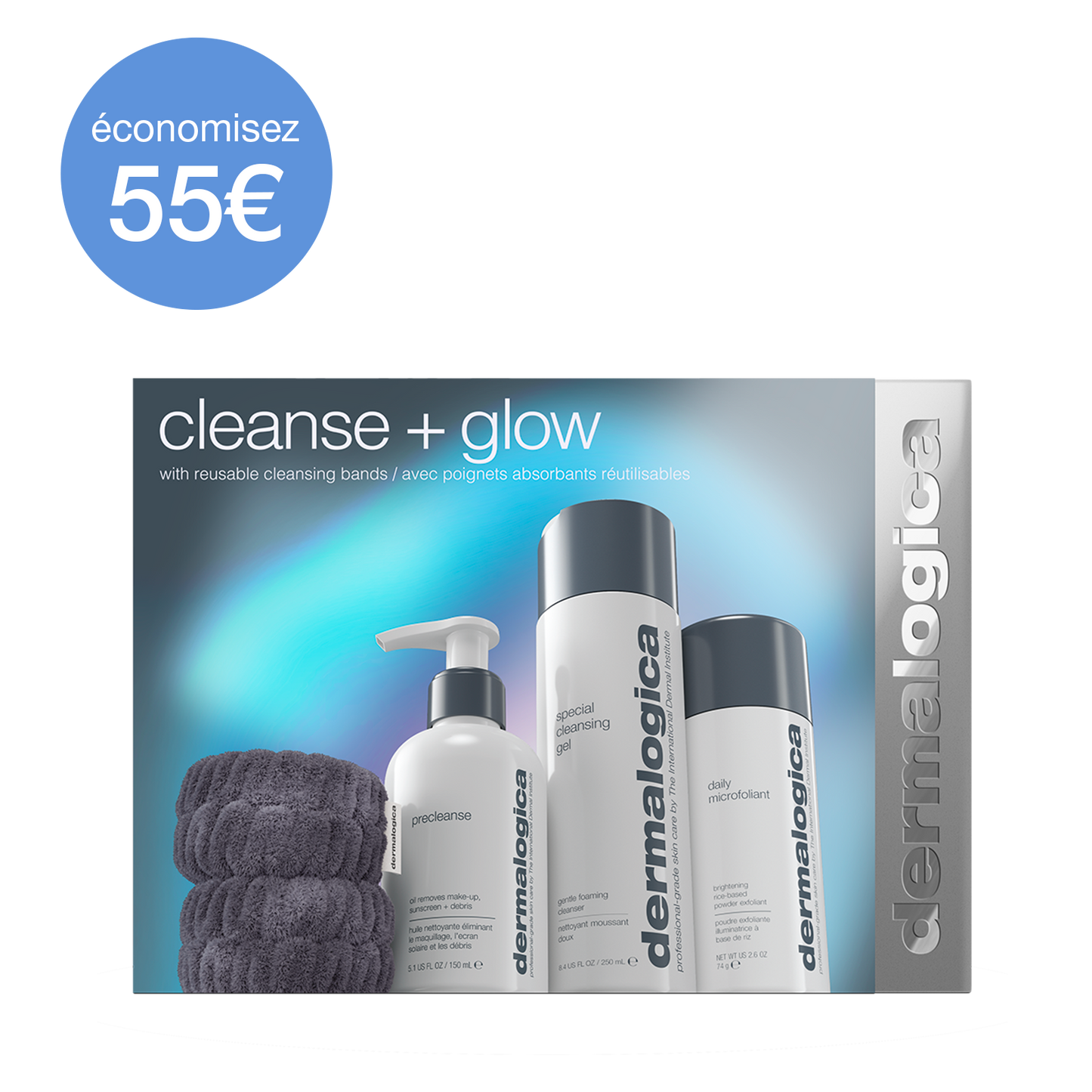 Coffret cleanse + glow | trio peau nette et radieuse