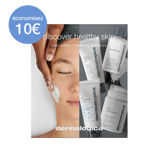 coffret discover healthy skin kit | kit découverte best-sellers peau saine