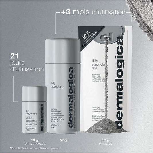 daily superfoliant | exfoliant quotidien détoxifiant et lissant