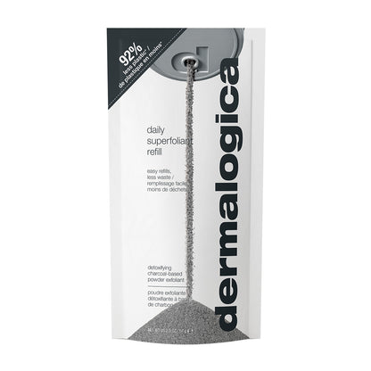 poudre exfoliante Daily Superfoliant | Exfoliant visage détoxifiant anti-pollution peaux mixtes