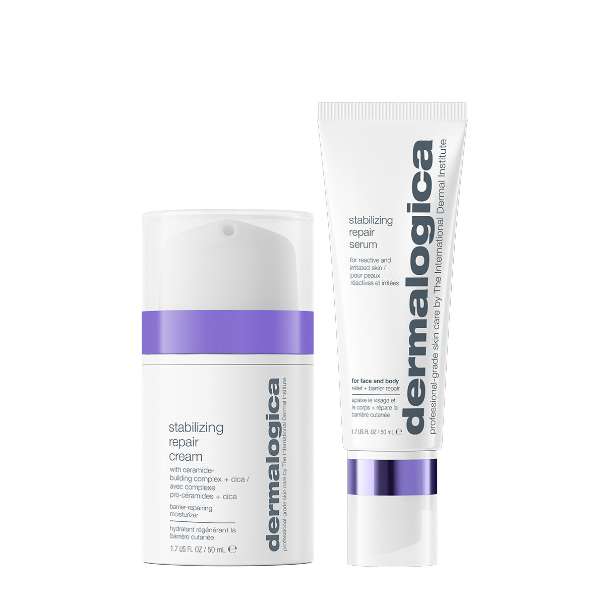 duo apaisant et réparateur |  sérum + crème visage et corps