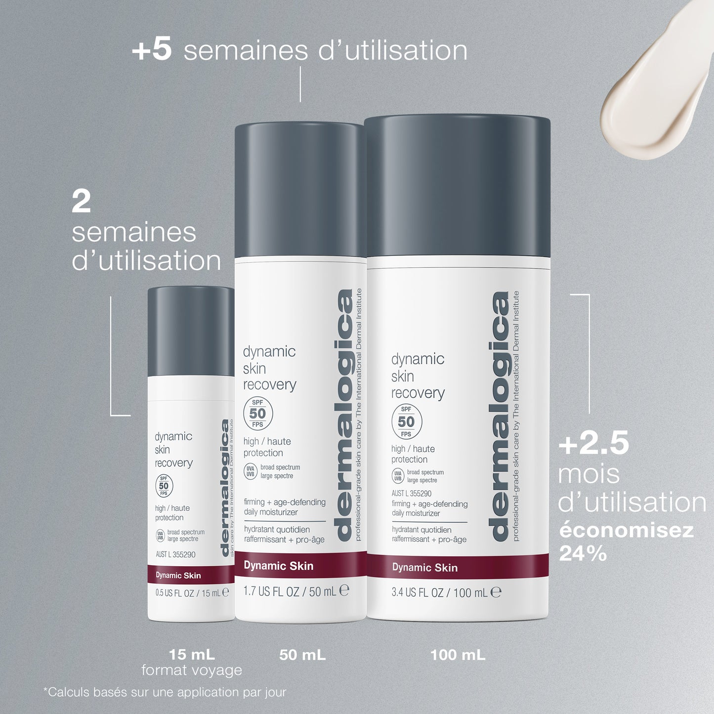 dynamic skin recovery spf 50 | hydratant raffermissant SPF50