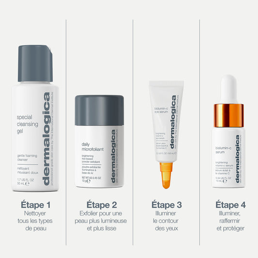 Coffret cleanse + brighten | routine nettoyage + éclat