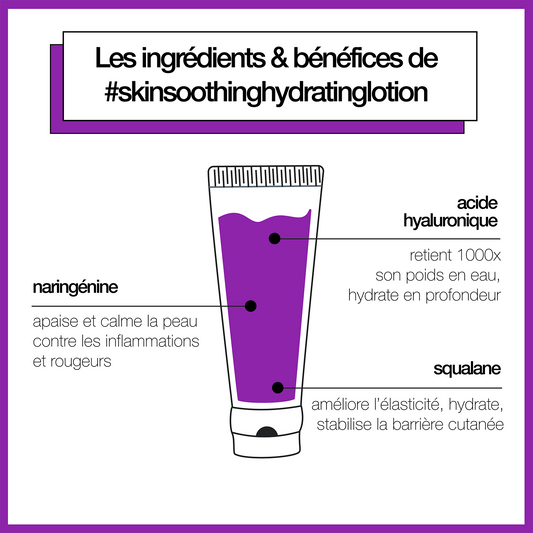 skin soothing hydrating lotion | hydratant apaisant des peaux sensibilisées et acnéiques