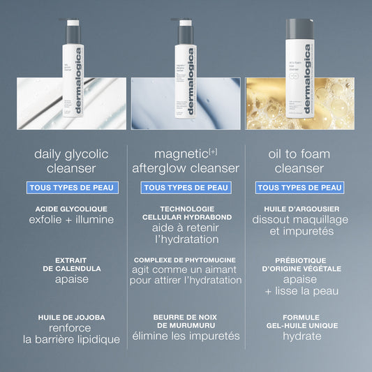 oil to foam total cleanser | démaquillant & nettoyant huile-en-mousse