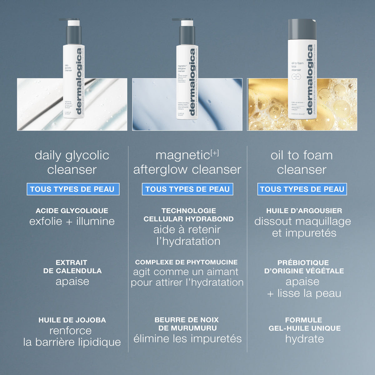 duo nettoyant huile-en-mousse et exfoliant | nettoie + illumine+ lisse