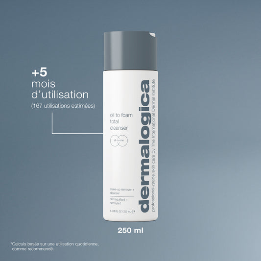 oil to foam total cleanser | démaquillant & nettoyant huile-en-mousse