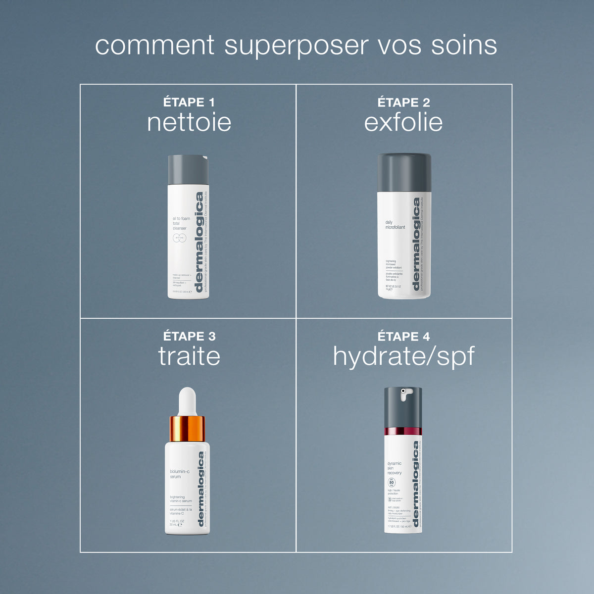 duo nettoyant huile-en-mousse et exfoliant | nettoie + illumine+ lisse