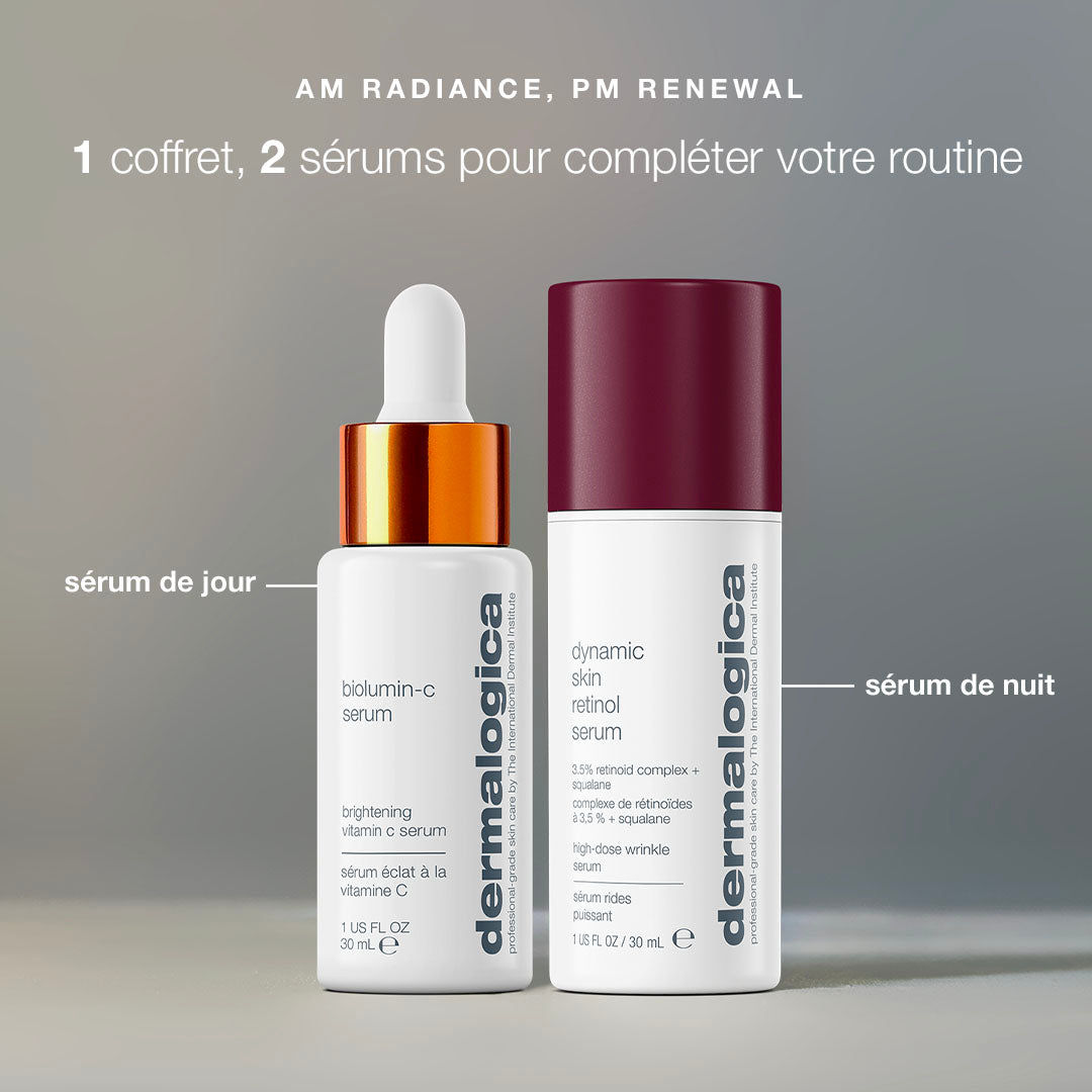 Coffret AM radiance + PM renewal | duo éclat + régénération