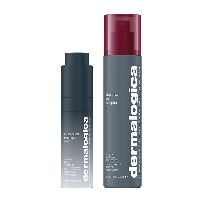 duo corps + visage sculptant & raffermissant | dynamic skin sculptor + neurotouch symmetry serum