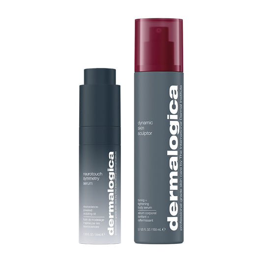 duo corps + visage sculptant & raffermissant | dynamic skin sculptor + neurotouch symmetry serum