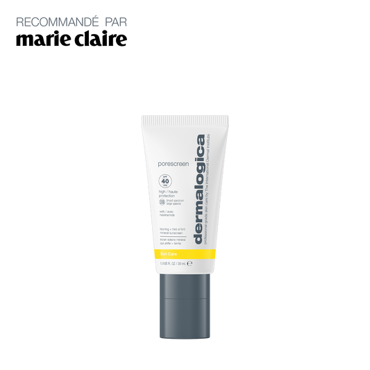 porescreen spf 40 | base de teint SPF40 réductrice de pores