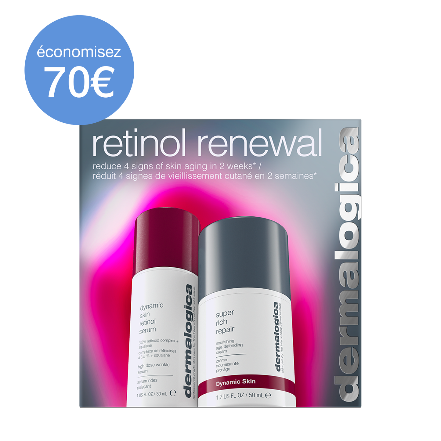 Coffret retinol renewal | duo retinol éclat et soin anti-âge