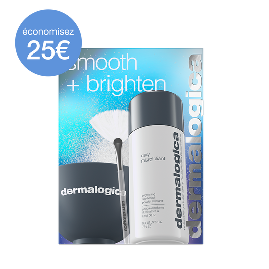 Coffret smooth + brighten | trio exfoliation quotidienne