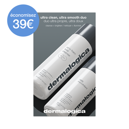 Coffret ultra clean, ultra smooth duo | coffret duo nettoyant et exfoliant