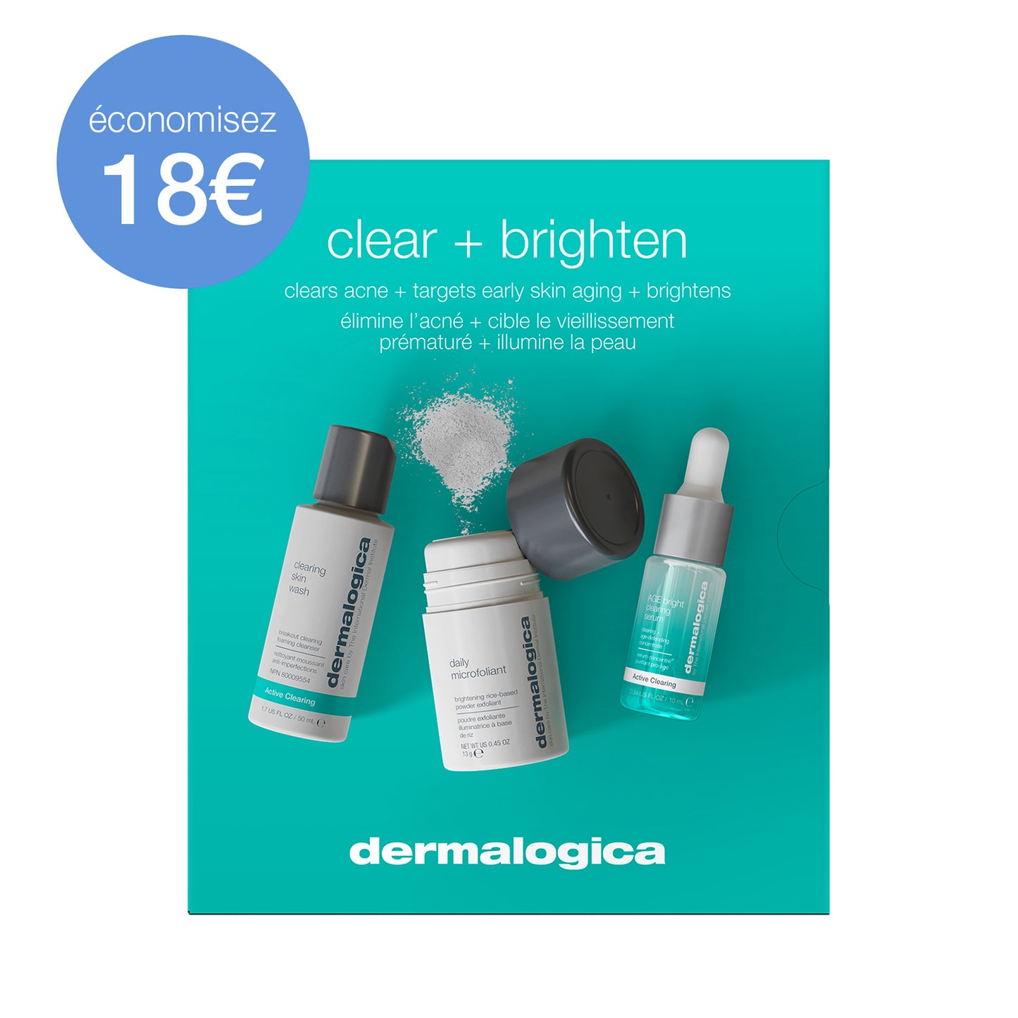 Coffret clear + brighten kit