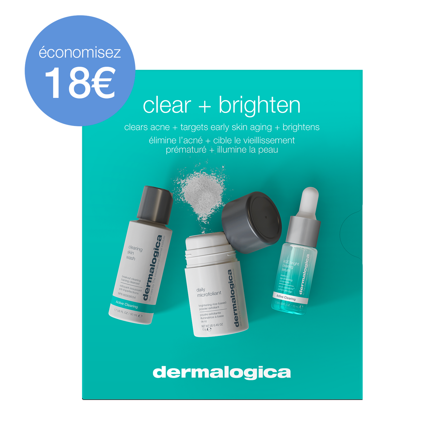 Coffret clear + brighten kit