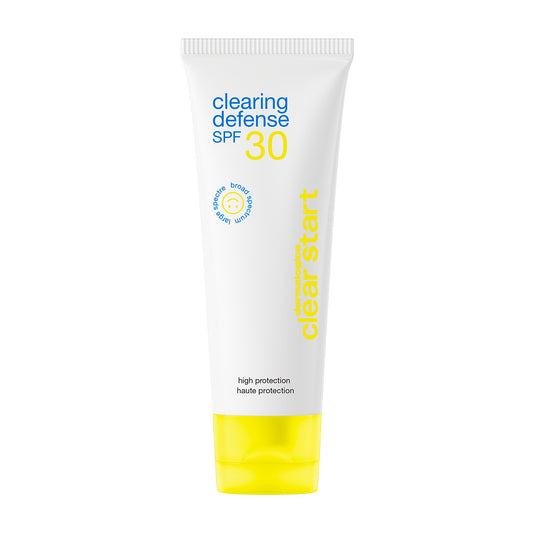 clearing defense spf 30 | hydratant matifiant peaux jeunes SPF30