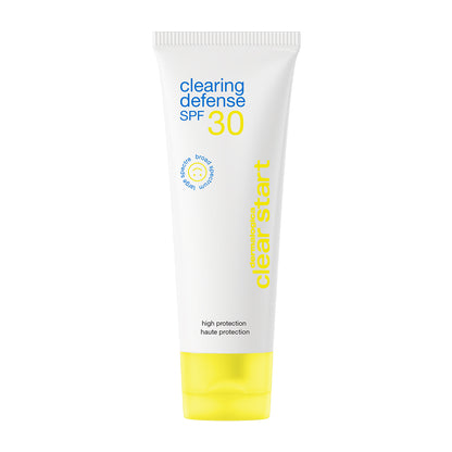clearing defense spf 30 | hydratant matifiant peaux jeunes SPF30