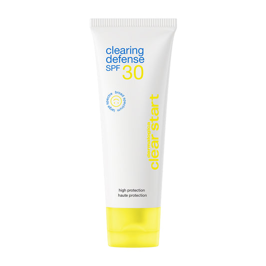 clearing defense spf 30 | hydratant matifiant peaux jeunes SPF30